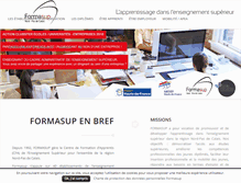 Tablet Screenshot of formasup-npc.org